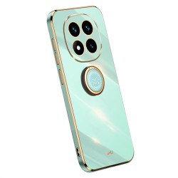 Силиконов гръб със стойка тип пръстен марка XINLI за Xiaomi Redmi Note 14 Pro 5G - зелен