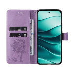 Калъф тип портмоне с дърво за Xiaomi Redmi Note 14 Pro 5G/14 Pro+ 5G - лилав - 1 Калъф тип портмоне с дърво за Xiaomi Redmi Note 14 Pro 5G/14 Pro+ 5G - лилав - 1