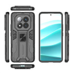 Хибриден гръб със стойка за Xiaomi Redmi Note 14 Pro+ 5G - черен - 0