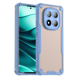 Силиконов гръб за Xiaomi Redmi Note 14 Pro+ 5G - синя рамка