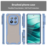 Силиконов гръб за Xiaomi Redmi Note 14 Pro+ 5G - синя рамка - 3
