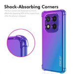 Силиконов гръб марка ENKAY за Xiaomi Redmi Note 14 Pro+ 5G - лилаво - син  - 2