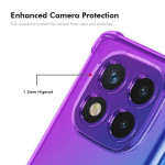 Силиконов гръб марка ENKAY за Xiaomi Redmi Note 14 Pro+ 5G - лилаво - син  - 0