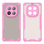 Силиконов гръб Rugged Armor за Xiaomi Redmi Note 14 Pro+ 5G - розова рамка - 2