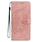 Кожен калъф тип портмоне с пеперуди за Xiaomi Redmi Note 14S - светло розов Кожен калъф тип портмоне с пеперуди за Xiaomi Redmi Note 14S - светло розов