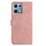 Кожен калъф тип портмоне с пеперуди за Xiaomi Redmi Note 14S - светло розов - 1 Кожен калъф тип портмоне с пеперуди за Xiaomi Redmi Note 14S - светло розов - 1