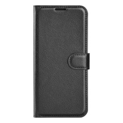 Кожен калъф тип портмоне за Xiaomi Redmi Note 14S - черен