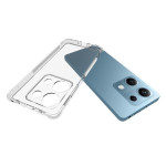 Силиконов гръб с подсилени ръбове за Xiaomi Redmi Note 14S - прозрачен - 1