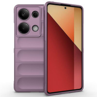 Подсилен силиконов гръб на ленти за Xiaomi Redmi Note 13 Pro 4G - лилав