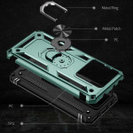 Хибриден гръб със стойка за Xiaomi 13T/13T Pro - зелен - 0