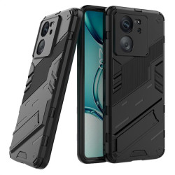 Хибриден гръб със стойка марка BIBERCAS за Xiaomi 13T/13T Pro - черен