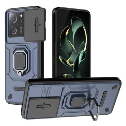 Хибриден гръб със стойка за Xiaomi 13T/13T Pro - син