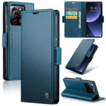 Кожен калъф страничен flip марка CASEME за Xiaomi 13T/13T Pro – син - 2 Кожен калъф страничен flip марка CASEME за Xiaomi 13T/13T Pro – син - 2