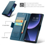 Кожен калъф страничен flip марка CASEME за Xiaomi 13T/13T Pro – син - 3 Кожен калъф страничен flip марка CASEME за Xiaomi 13T/13T Pro – син - 3
