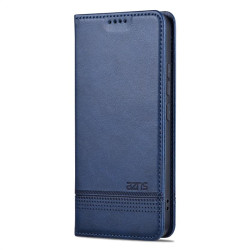 Кожен калъф страничен flip марка AZNS за Xiaomi 14 5G – тъмно син