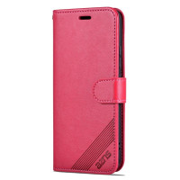 Кожен калъф страничен flip марка AZNS за Xiaomi 14 5G – цвят малина