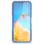 Двупластов гръб със стойка за Xiaomi Redmi 12 4G/5G - син - 0