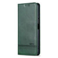 Кожен калъф страничен flip марка AZNS за Xiaomi Redmi 12 4G/5G – зелен