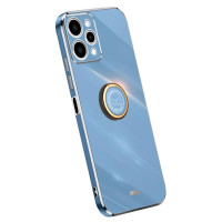 Силиконов гръб със стойка тип пръстен марка XINLI за Xiaomi Redmi 12 4G - син