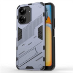 Хибриден гръб със стойка марка BIBERCAS за Xiaomi Redmi 13C - сив