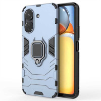 Хибриден гръб със стойка за Xiaomi Redmi 13C - стоманено син