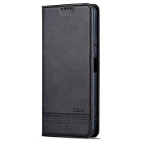 Кожен калъф страничен flip марка AZNS за Xiaomi Redmi 13C – черен