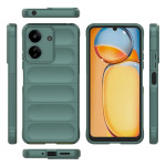 Подсилен силиконов гръб на ленти за Xiaomi Redmi 13C - зелен - 2