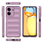 Подсилен силиконов гръб на ленти за Xiaomi Redmi 13C - лилав - 1