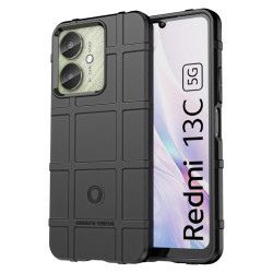 Подсилен силиконов гръб за Xiaomi Redmi 13C - черен