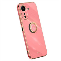 Силиконов гръб със стойка тип пръстен марка XINLI за Xiaomi Redmi 13C - червен