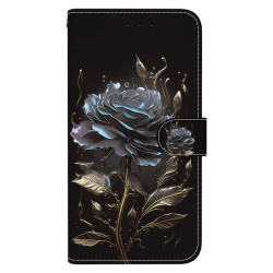 Кожен калъф тип портмоне за Xiaomi Redmi Note 13 5G - роза