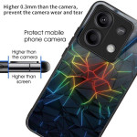 Силиконов кейс със стъклен гръб за Xiaomi Redmi Note 13 5G - шарени линии - 0 Силиконов кейс със стъклен гръб за Xiaomi Redmi Note 13 5G - шарени линии - 0