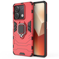 Хибриден гръб със стойка за Xiaomi Redmi Note 13 5G - червен