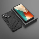 Хибриден гръб със стойка марка BIBERCAS за Xiaomi Redmi Note 13 5G - черен - 1