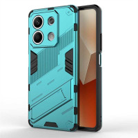 Хибриден гръб със стойка марка BIBERCAS за Xiaomi Redmi Note 13 5G - светло син