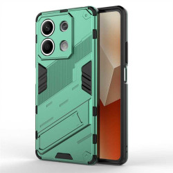 Хибриден гръб със стойка марка BIBERCAS за Xiaomi Redmi Note 13 5G - зелен