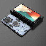 Хибриден гръб със стойка за Xiaomi Redmi Note 13 5G - стоманено син - 2