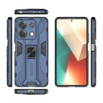 Хибриден гръб със стойка за Xiaomi Redmi Note 13 5G - тъмно син - 2