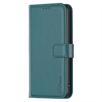 Кожен калъф тип портмоне марка BINFEN COLOR за Xiaomi Redmi Note 13 5G - тюркоазен