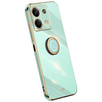 Силиконов гръб със стойка тип пръстен марка XINLI за Xiaomi Redmi Note 13 5G - зелен
