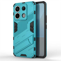 Хибриден гръб със стойка марка BIBERCAS за Xiaomi Redmi Note 13 Pro 5G - светло син