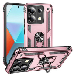 Хибриден гръб със стойка за Xiaomi Redmi Note 13 Pro 5G - розов