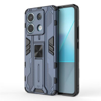 Хибриден гръб със стойка за Xiaomi Redmi Note 13 Pro 5G - тъмно син