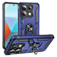 Хибриден гръб със стойка за Xiaomi Redmi Note 13 Pro 5G - тъмно син