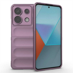 Подсилен силиконов гръб на ленти за Xiaomi Redmi Note 13 Pro 5G - лилав