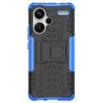 Двупластов гръб със стойка за Xiaomi Redmi Note 13 Pro+ 5G - син