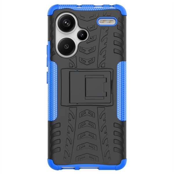 Двупластов гръб със стойка за Xiaomi Redmi Note 13 Pro+ 5G - син