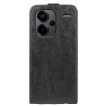 Кожен калъф flip за Xiaomi Redmi Note 13 Pro+ 5G - черен Кожен калъф flip за Xiaomi Redmi Note 13 Pro+ 5G - черен