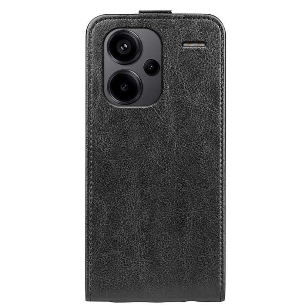 Кожен калъф flip за Xiaomi Redmi Note 13 Pro+ 5G - черен Кожен калъф flip за Xiaomi Redmi Note 13 Pro+ 5G - черен