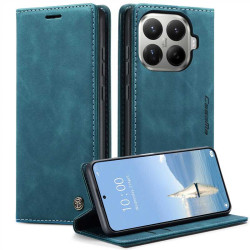 Калъф страничен flip марка CASEME за Xiaomi 17T – тюркоазен